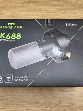 Fifine AmpliGame K688 XLR/USB Dynamic Microphone